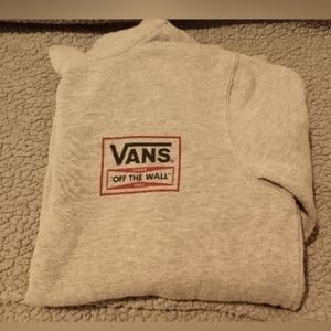 Woman's Small Gray Vans Off The Wall Hoodie